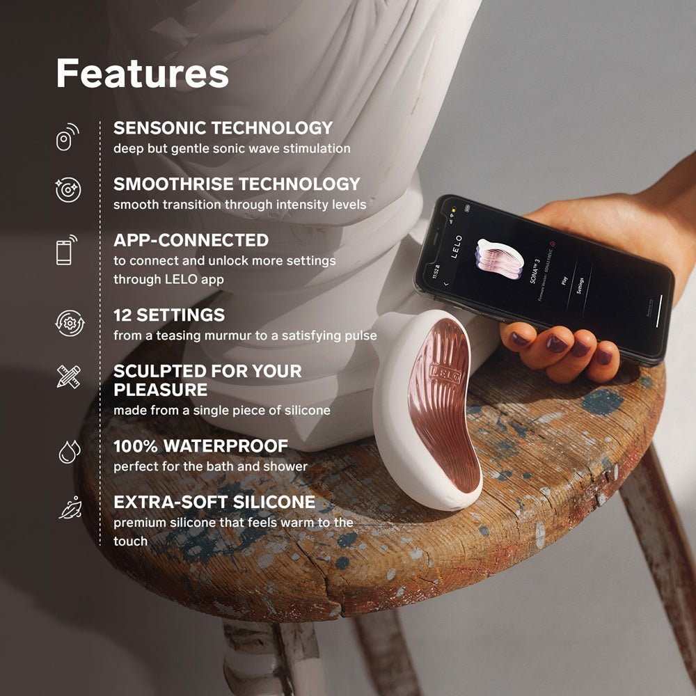 Lelo Sona 3 (Cyber Purple) – Luxury Clitoral Massager > Sex Toys For Ladies > Clitoral Vibrators and Stimulators