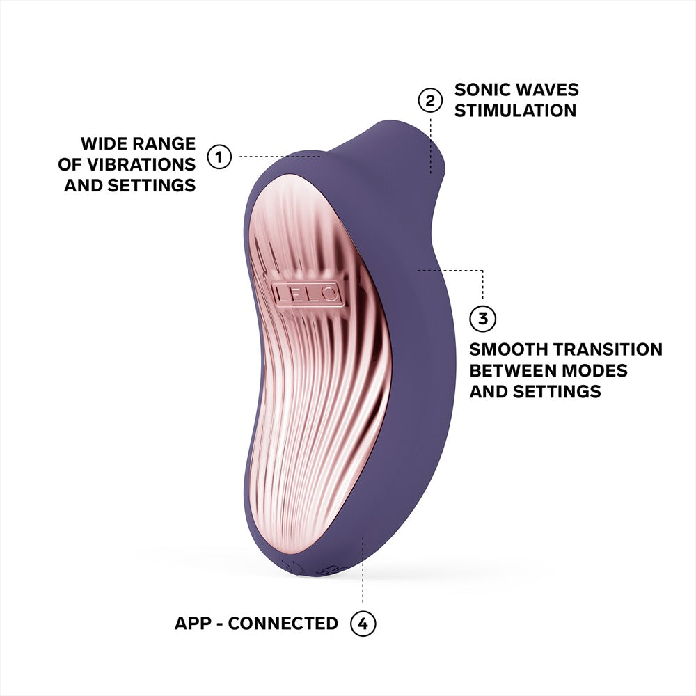 Lelo Sona 3 (Cyber Purple) – Luxury Clitoral Massager > Sex Toys For Ladies > Clitoral Vibrators and Stimulators