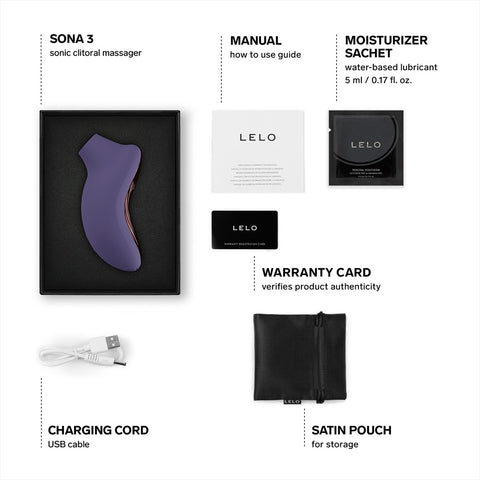 Lelo Sona 3 (Cyber Purple) – Luxury Clitoral Massager > Sex Toys For Ladies > Clitoral Vibrators and Stimulators