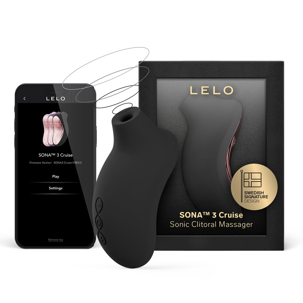 Lelo Sona 3 Cruise (Black) – Sonic Clitoral Massager > Sex Toys For Ladies > Clitoral Vibrators and Stimulators