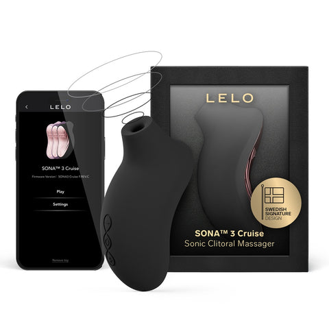 Lelo Sona 3 Cruise (Black) – Sonic Clitoral Massager > Sex Toys For Ladies > Clitoral Vibrators and Stimulators