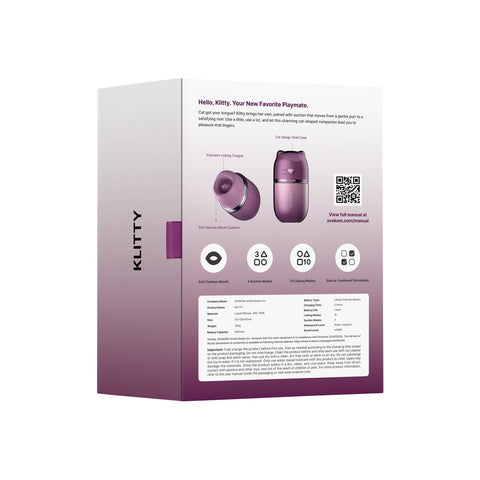 Svakom Klitty Dual Action Licking and Suction Stimulator > Sex Toys For Ladies > Air Pulsation