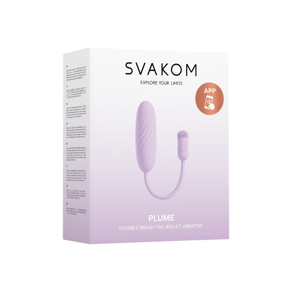 Svakom Plume Flexible Brush Tail Bullet Vibrator > Sex Toys For Ladies > Clitoral Vibrators and Stimulators