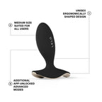 Lelo Surfer 2 – Remote-Controlled Unisex Anal Vibrating Plug - Black > Anal Range > Vibrating Butt Plugs