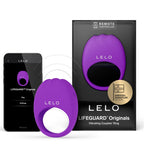 Lelo Originals Lifeguard – Waterproof Silicone Vibrating Cock Ring - Purple Default Title > Cock Ring > Vibrating