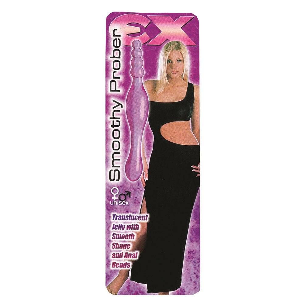 Smoothy Anal Prober Double-Tipped (Translucent Purple) 8 Inch – Anal Probe > Anal Range > Anal Probes