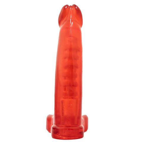 Ultimate Double Penetrator Ring – Waterproof Bendable Jelly Spine and Cockring with Mini Vibrating Bullets Vibrator Cock Rings Vibrating