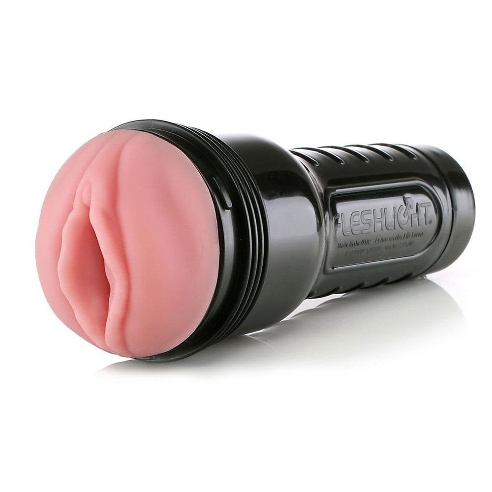 Fleshlight Pink Vagina Masturbator – Real Feel Silicone Sleeve Masturbator > Sex Toys For Men > Masturbators > Manual