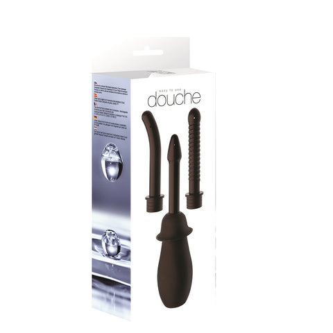 Douche Kit – Unisex Hygiene Douche Kit with Three Interchangeable Nozzles for Cleansing and Stimulation Douches