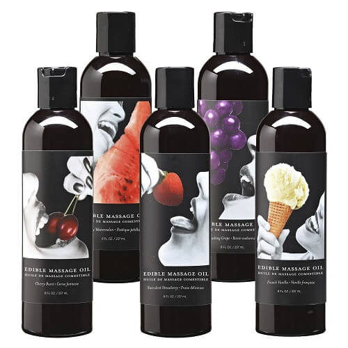 Edible Massage Oil Cherry Burst Flavoured 237ml Bottle Default Title > Essentials > Massage Oil