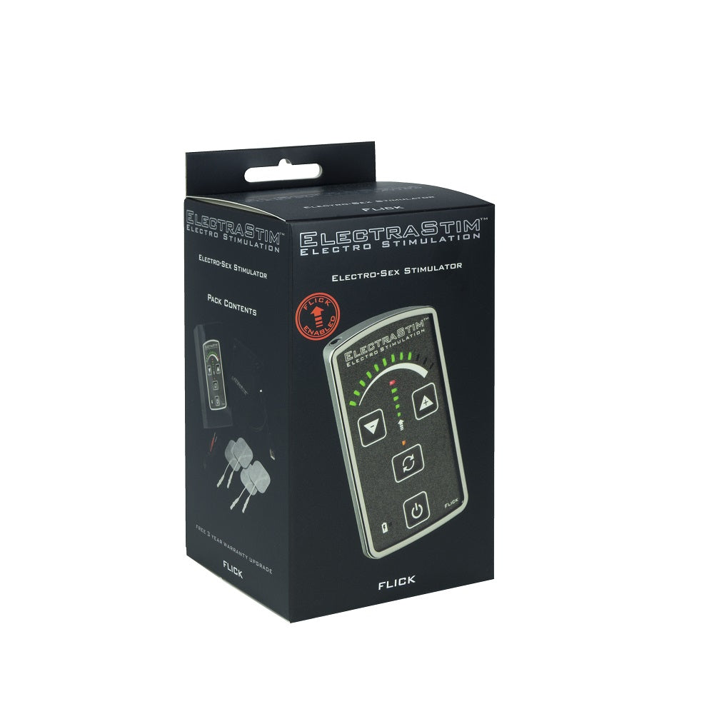 ElectraStim Flick – Electro Stimulation Pack with Seven Built-In Programs and Flicking Control Unit E-STIM TOYS