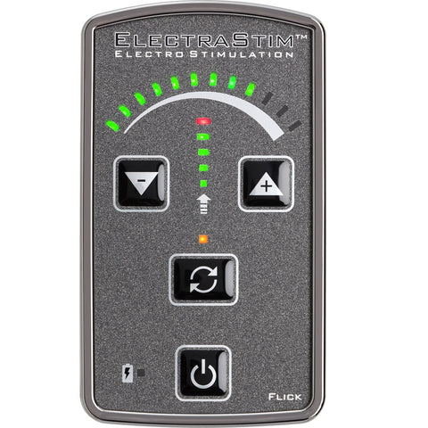 ElectraStim Flick – Electro Stimulation Pack with Seven Built-In Programs and Flicking Control Unit E-STIM TOYS