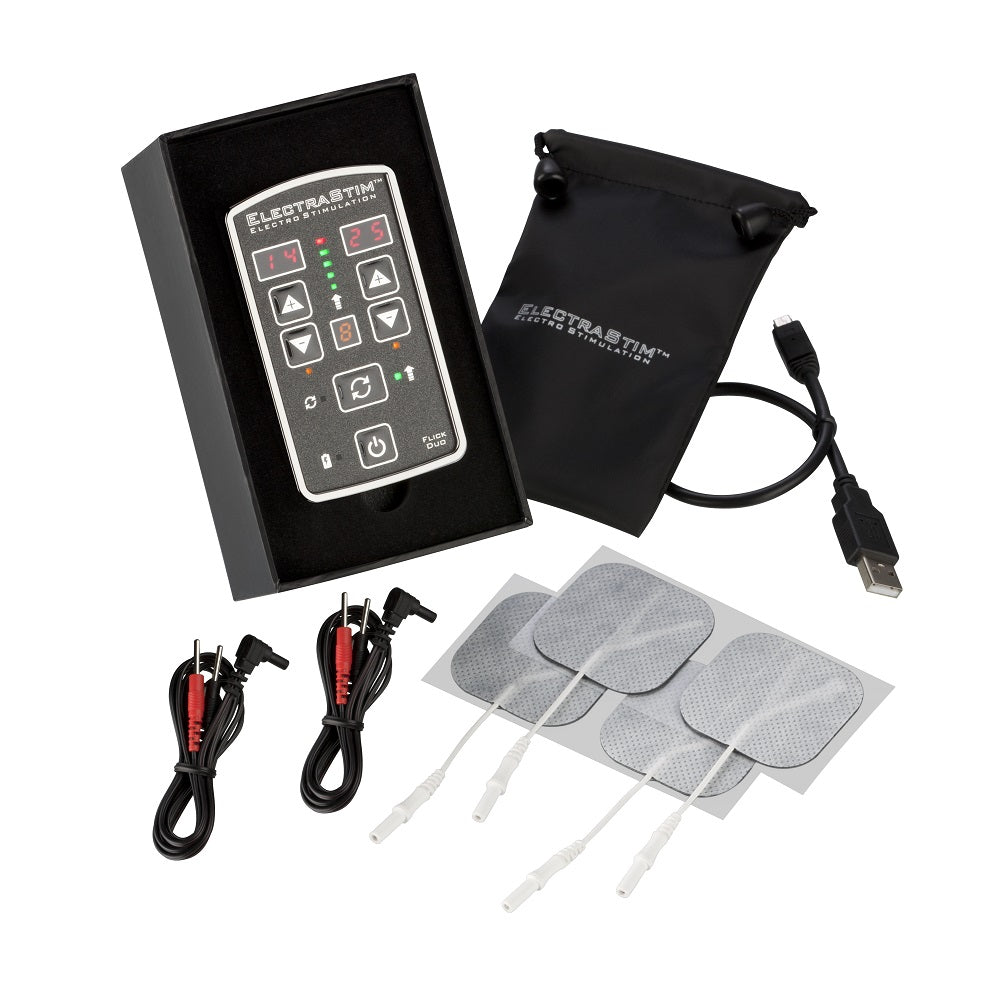 ElectraStim Flick Duo Stimulator Pack – Electro Stimulation Controller Default Title E-STIM TOYS