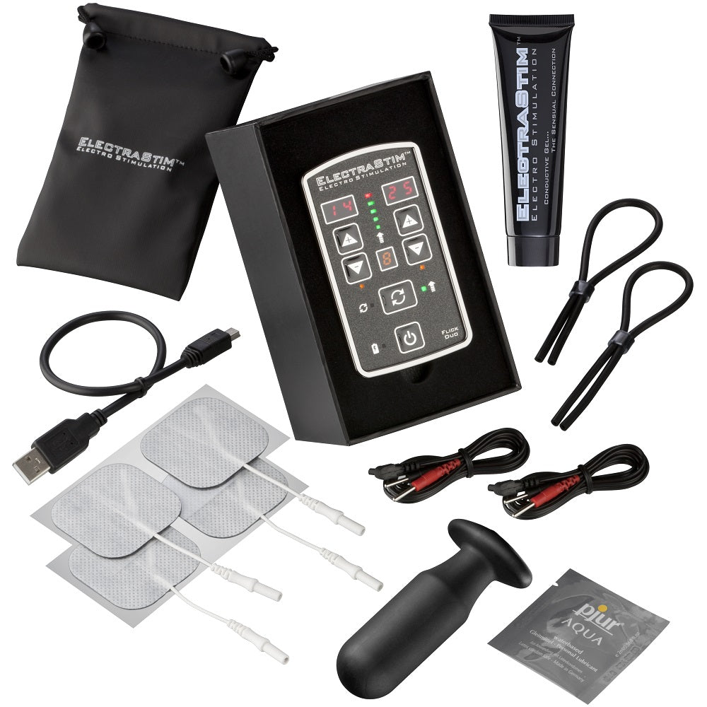 ElectraStim Flick Duo Stimulator – Electro Stimulation Controller Multi-Pack Default Title E-STIM TOYS