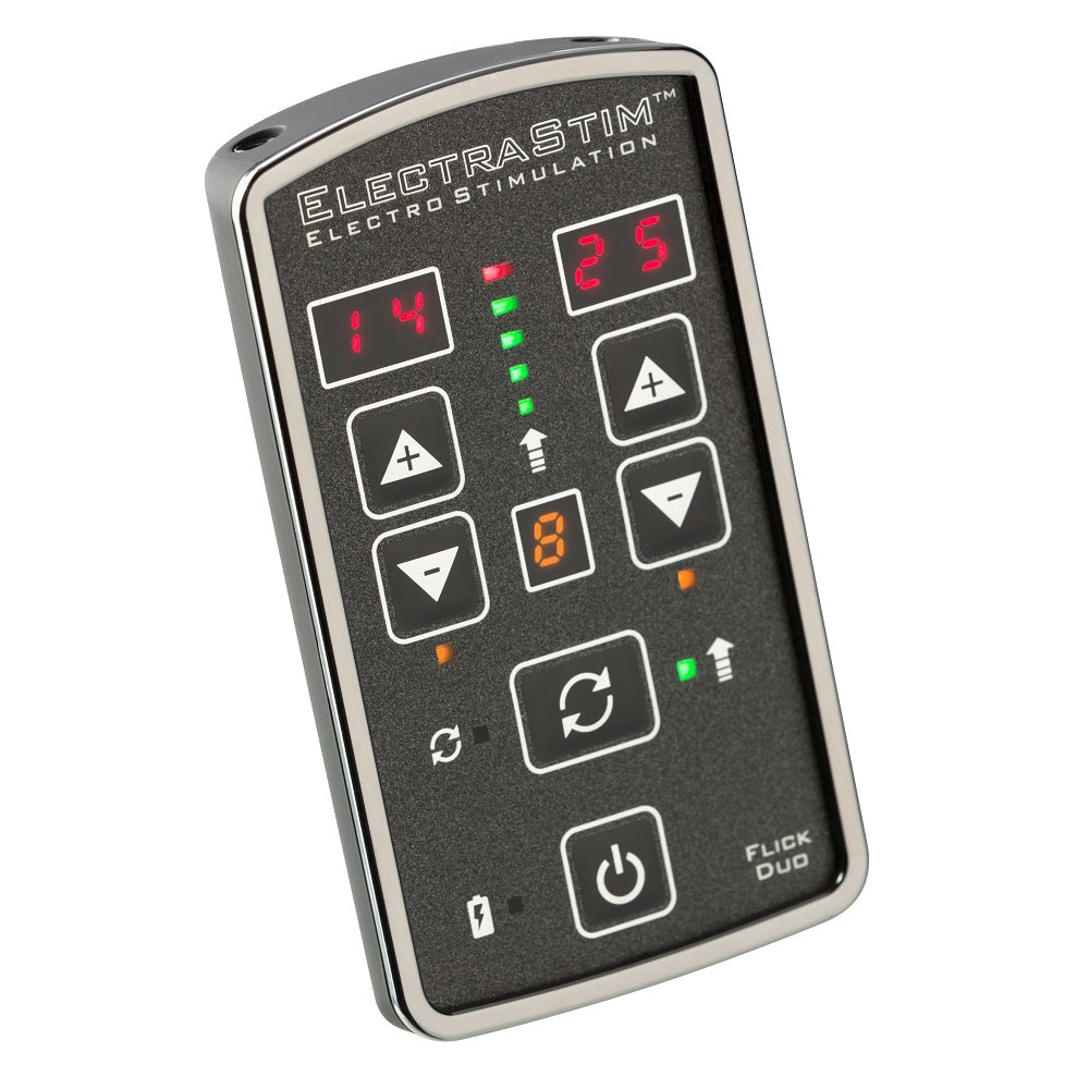 ElectraStim Flick Duo Stimulator – Electro Stimulation Controller Multi-Pack E-STIM TOYS
