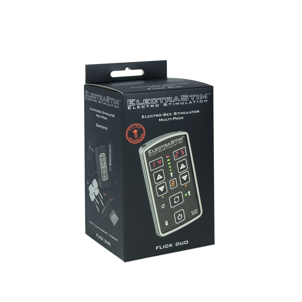 ElectraStim Flick Duo Stimulator – Electro Stimulation Controller Multi-Pack E-STIM TOYS