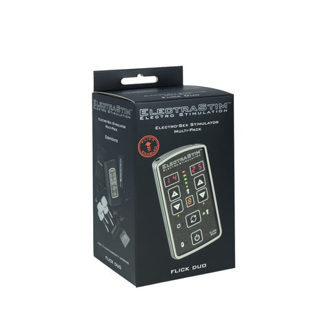 ElectraStim Flick Duo Stimulator – Electro Stimulation Controller Multi-Pack E-STIM TOYS