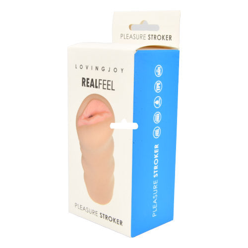 Loving Joy Real Feel Male Masturbator – Realistic Pleasure Stroker Strokers - Manual
