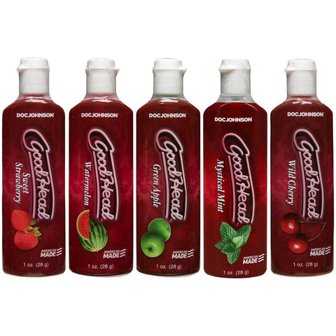Goodhead Oral Delight Gel 1 Ounce 5 Pack 28g ea Default Title > Lube > Oral Gels & Sprays