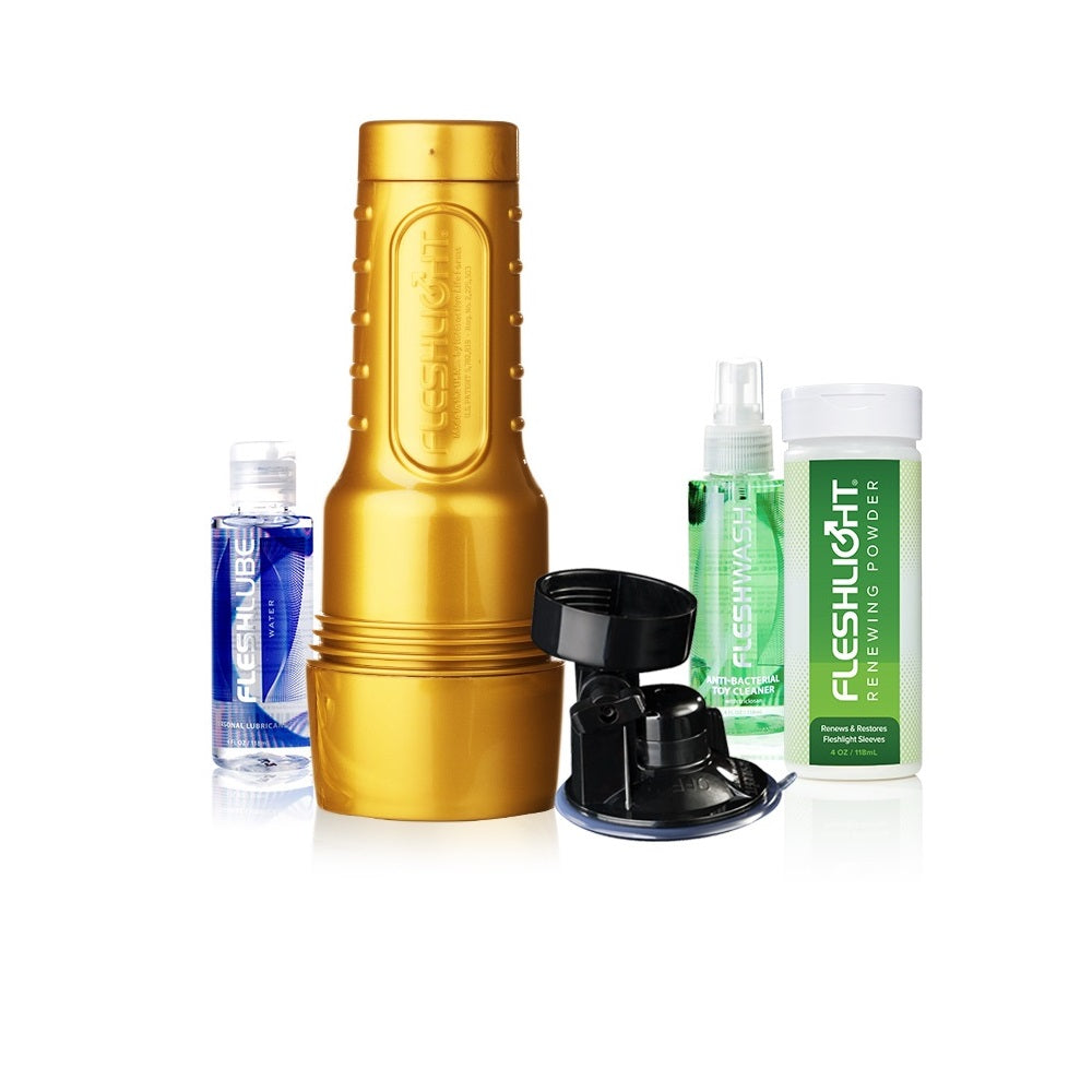 Fleshlight Stamina Training Unit Value Pack – Comprehensive Masturbator Kit Pink > Sex Toys For Men > Masturbators > Manual