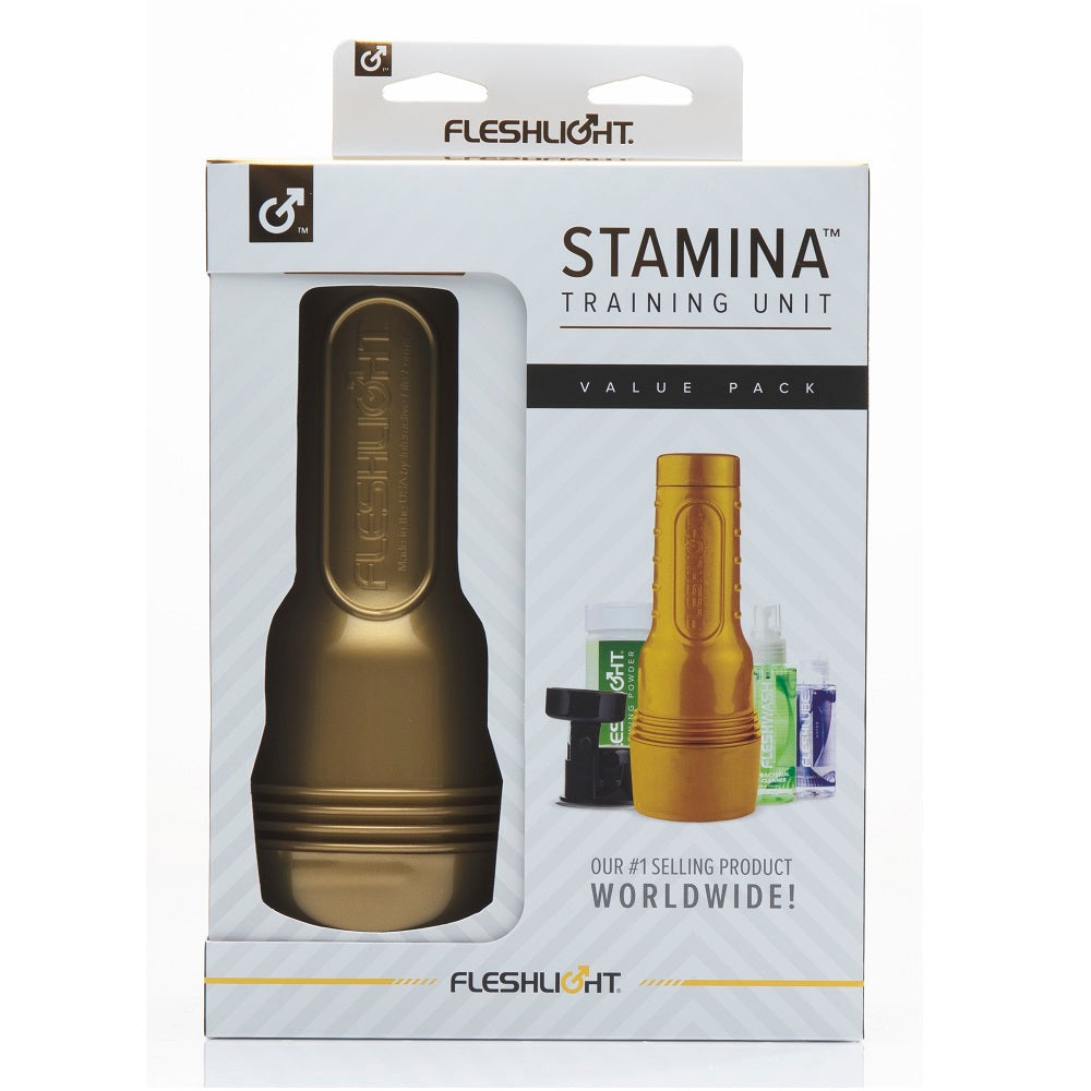 Fleshlight Stamina Training Unit Value Pack – Comprehensive Masturbator Kit > Sex Toys For Men > Masturbators > Manual