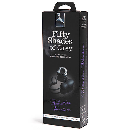 Fifty Shades of Grey Relentless Vibrations Remote Control Silicone Egg Vibrator > Sex Toys For Ladies > Vibrating Eggs