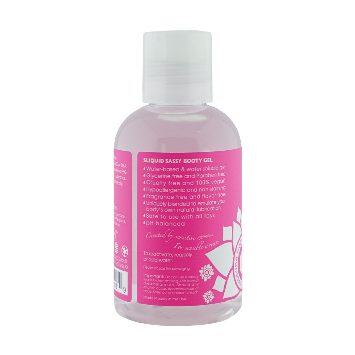 Sliquid Naturals Sassy (125ml) – Ultra Thick Vegan Water-Based Anal Lubricant > Lube > Anal