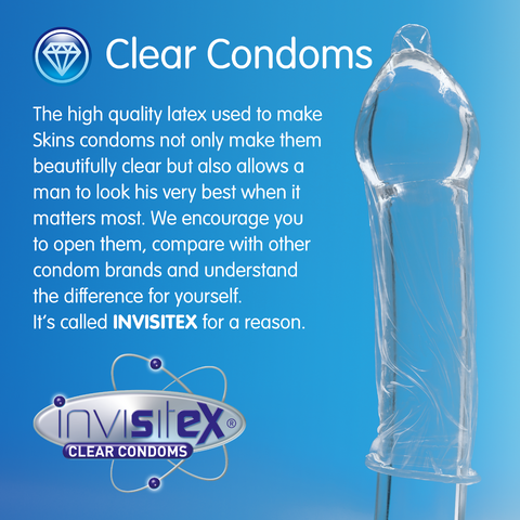 Skins Natural Condoms – Premium Quality Latex Condoms with Light Vanilla Scent > Essentials > Condoms