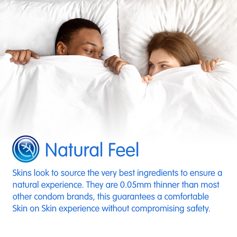 Skins Natural Condoms – Premium Quality Latex 4 Pack Condom > Essentials > Condoms