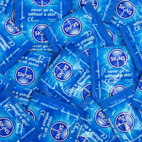 Skins Natural Condoms – Premium Quality Latex Condoms with Light Vanilla Scent > Essentials > Condoms