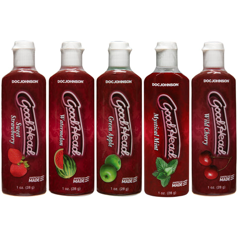 Goodhead Oral Delight Gel 1 Ounce 5 Pack 28g ea > Lube > Oral Gels & Sprays