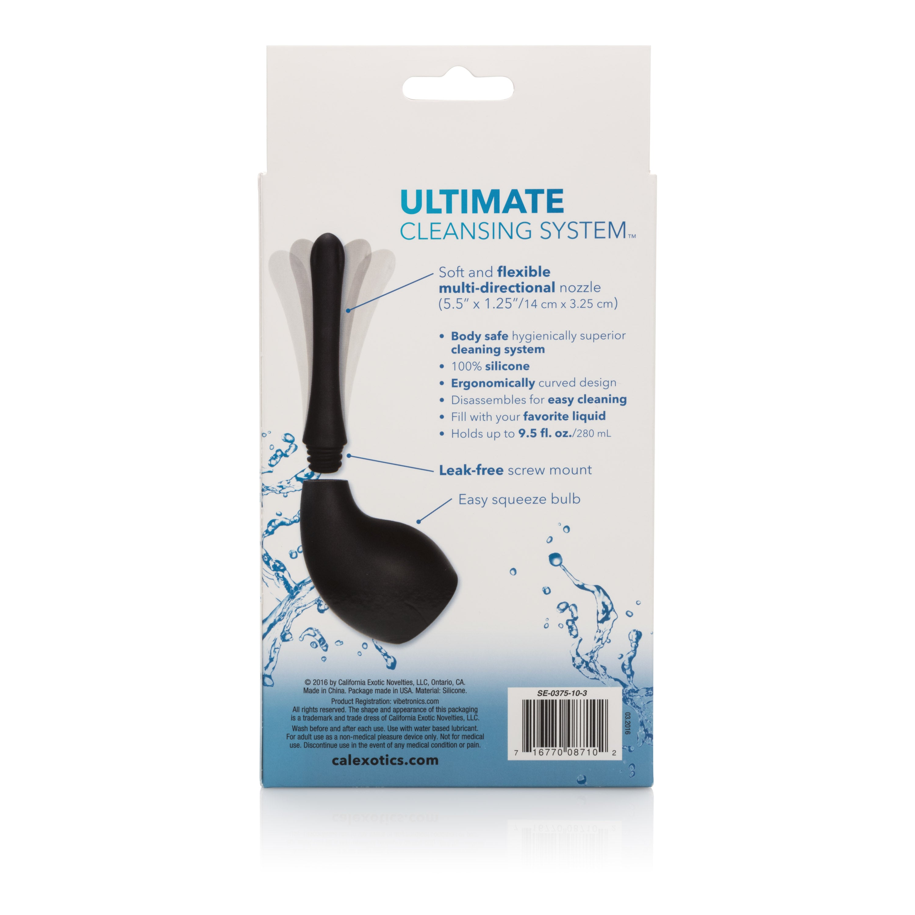Ultimate Intimate Cleansing System – Personal Hygiene Kit Black Douches