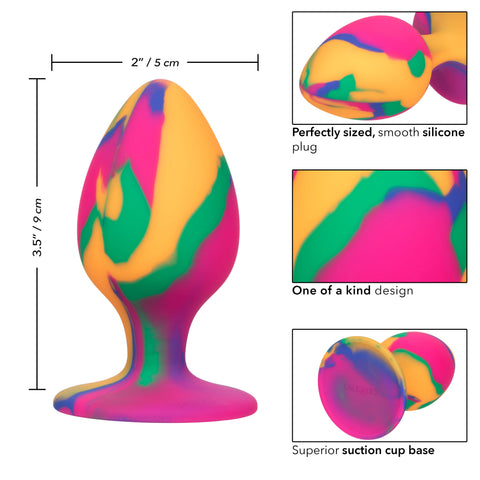 Cheeky Large Tie Dye – Vibrant Large Butt Plug > Anal Range > Butt Plugs