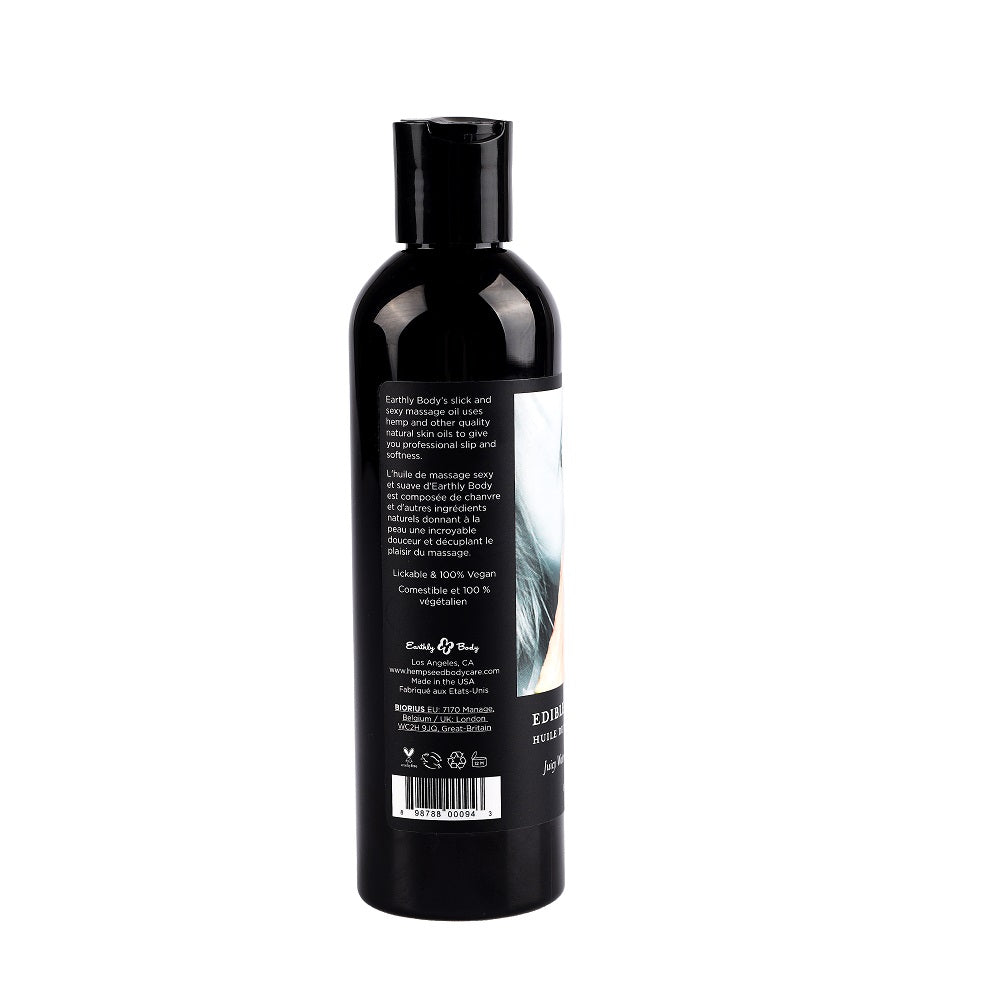 Edible French Vanilla Massage Oil 237ml Sugar Free Bottle > Essentials > Massage Oil