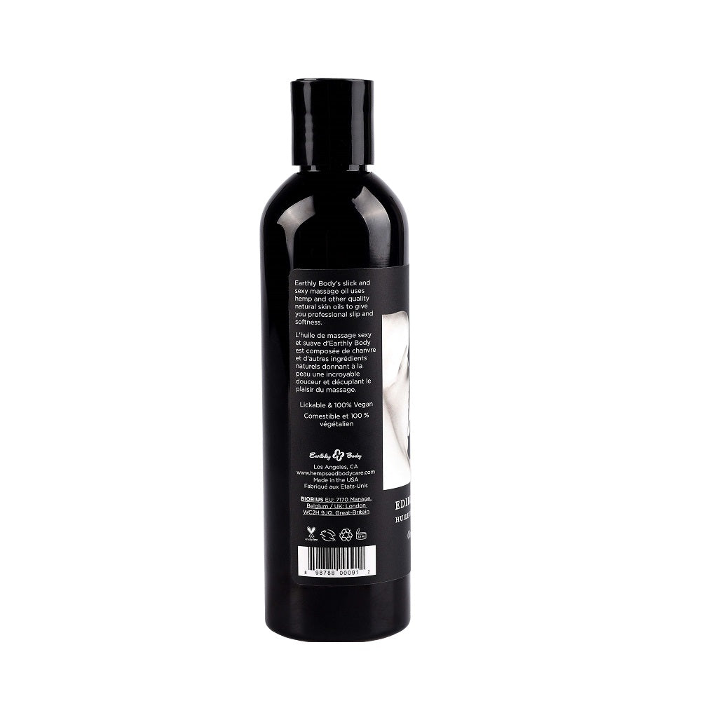 Edible Massage Oil Succulent Strawberry Flavored 237ml Bottle > Essentials > Massage Oil