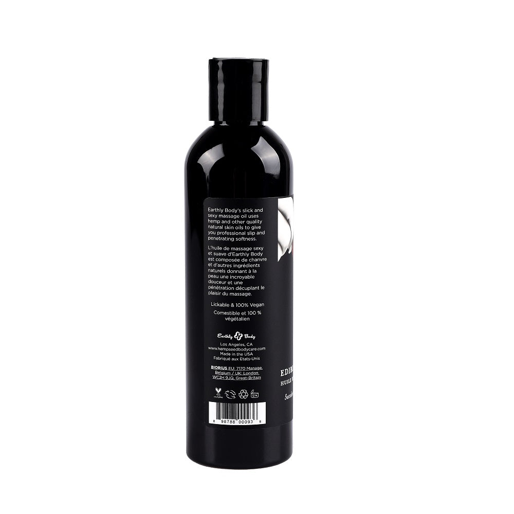 Edible Massage Oil Cherry Burst Flavoured 237ml Bottle > Essentials > Massage Oil