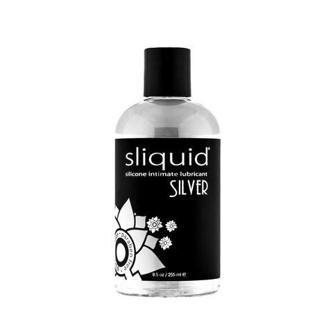 Sliquid Naturals Silver Silicone Personal Lubricant 8.5 oz Silicone Lubricant