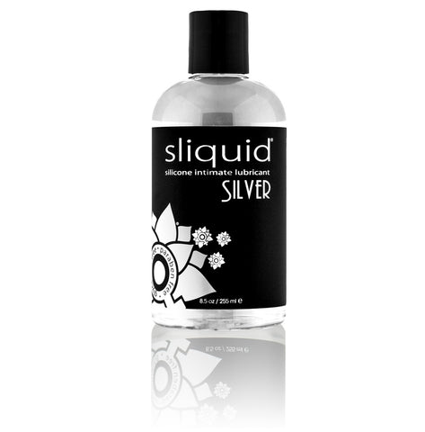Sliquid Naturals Silver Silicone Personal Lubricant 8.5 oz Silicone Lubricant