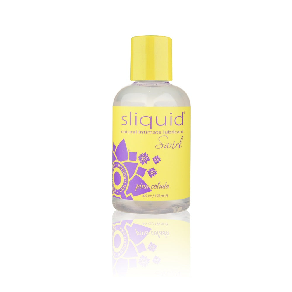 Sliquid Naturals Swirl Pina Colada Flavored Water-Based Lubricant 125ml > Lube > Flavoured
