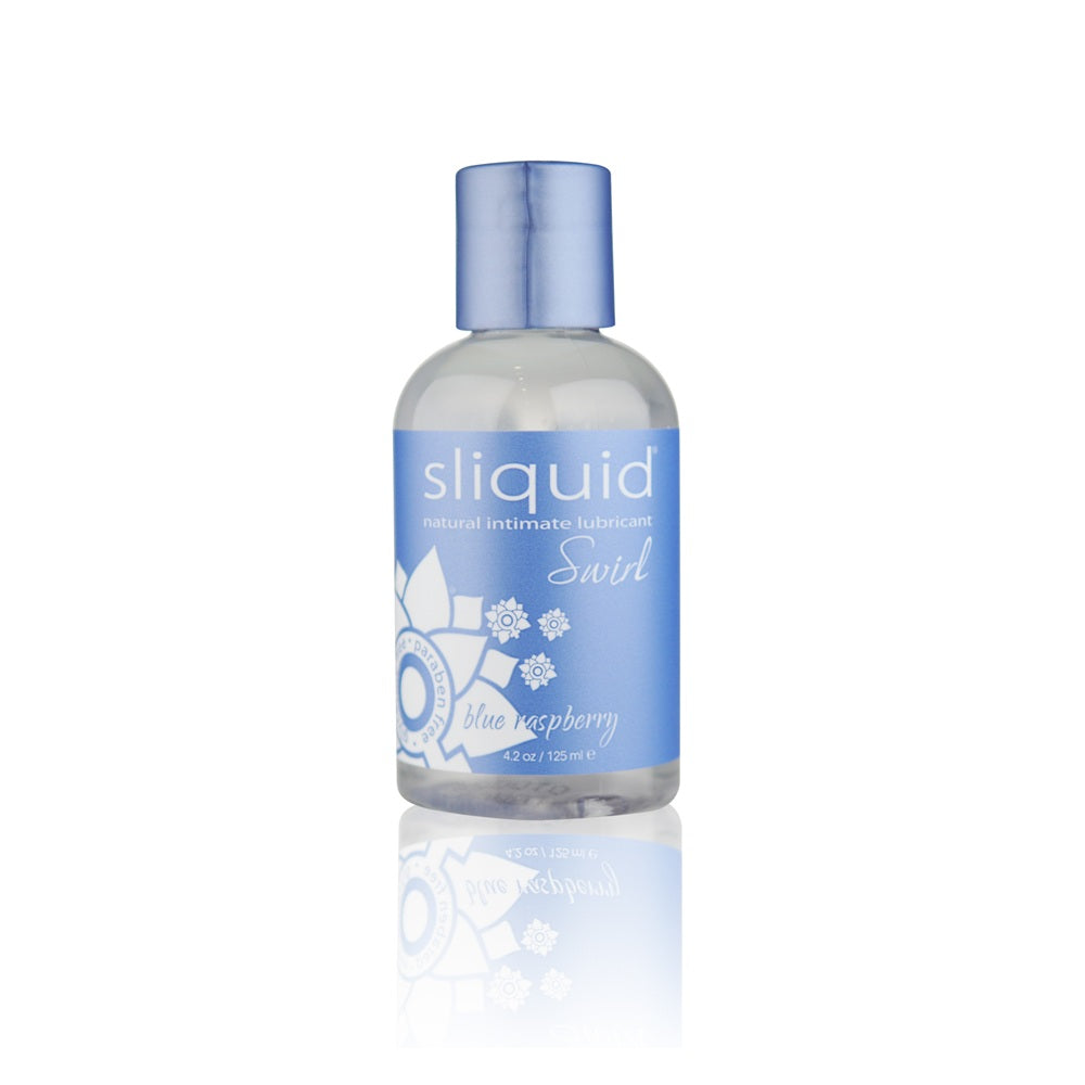 Sliquid Naturals Swirl (Blue Raspberry) – 125ml Vegan Flavored Lubricant > Lube > Flavoured