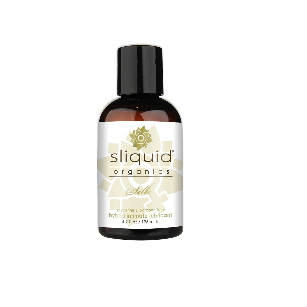Sliquid Organics Silk Hybrid Lubricant (125ml) – Water and Silicone Based Personal Lubricant Default Title > Lube > Hybrid Main image