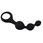 Loving Joy Triple Ripple (Black) – Hypo-Allergenic Silicone 5.5" Anal Beads > Anal Range > Anal Beads