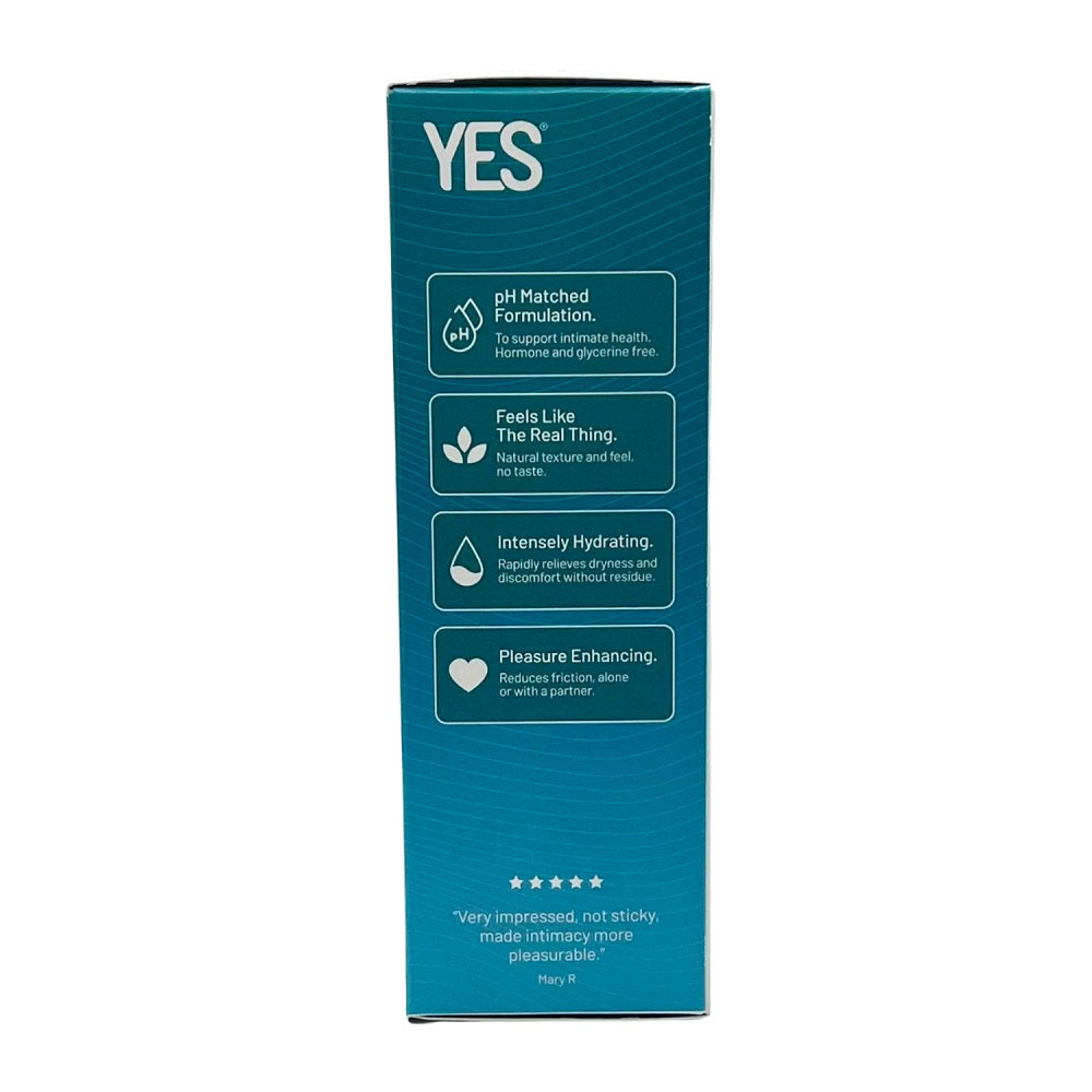 YES Organic Water-Based Personal Lubricant 100ml – Hypoallergenic Silicone-Free Lubricant > Lube > Silicone