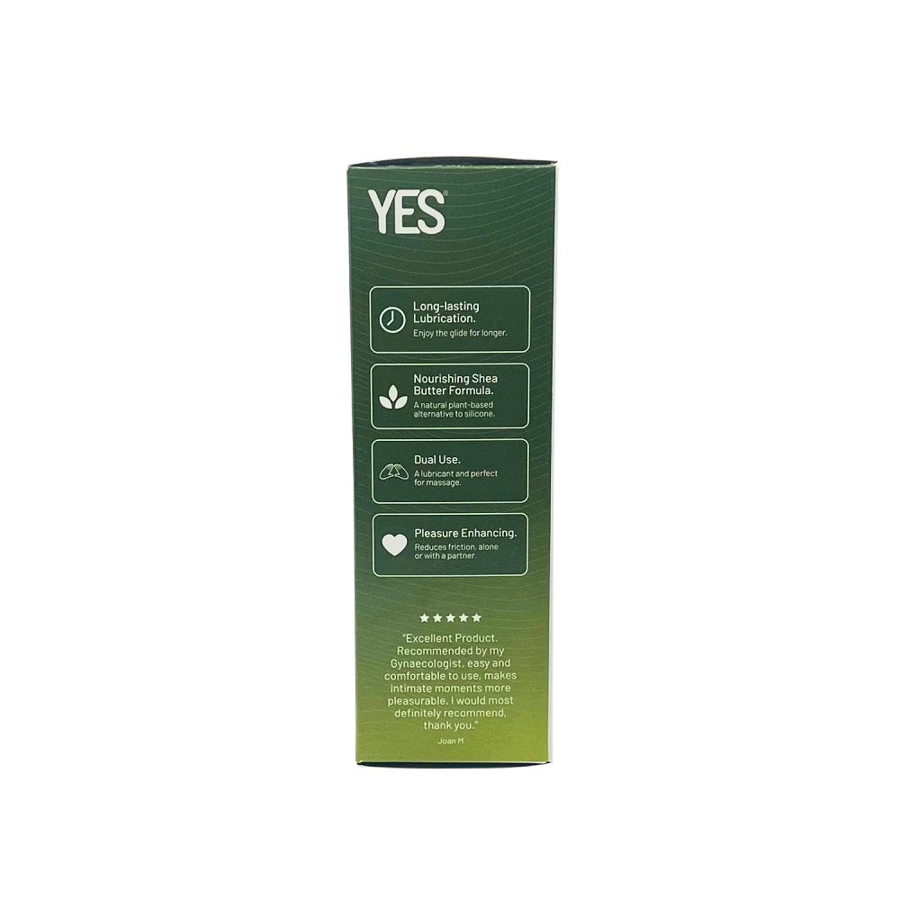 YES Natural Plant-Oil Based Personal Lubricant 80ml - Hypoallergenic Lubricant > Lube > Speciality
