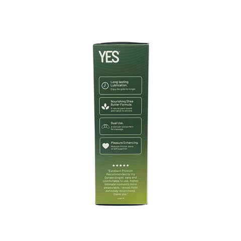 YES Natural Plant-Oil Based Personal Lubricant 80ml - Hypoallergenic Lubricant > Lube > Speciality