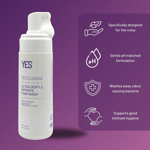 Yes Cleanse Unfragranced – Hypoallergenic Intimate Wash > Essentials > Feminine Care
