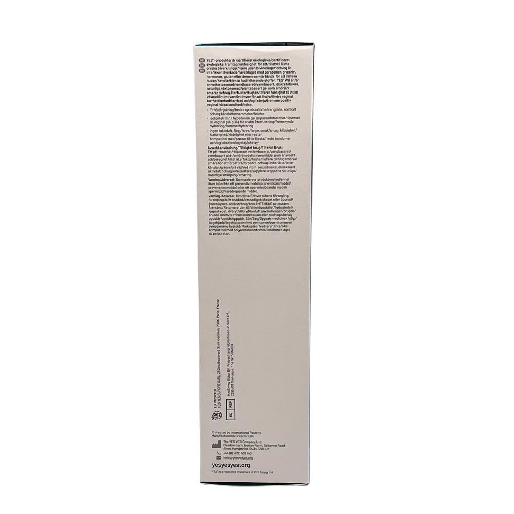 Yes Organic Water-Based Personal Lubricant (150ml) – Hypoallergenic Personal Lubricant > Lube > Water Based