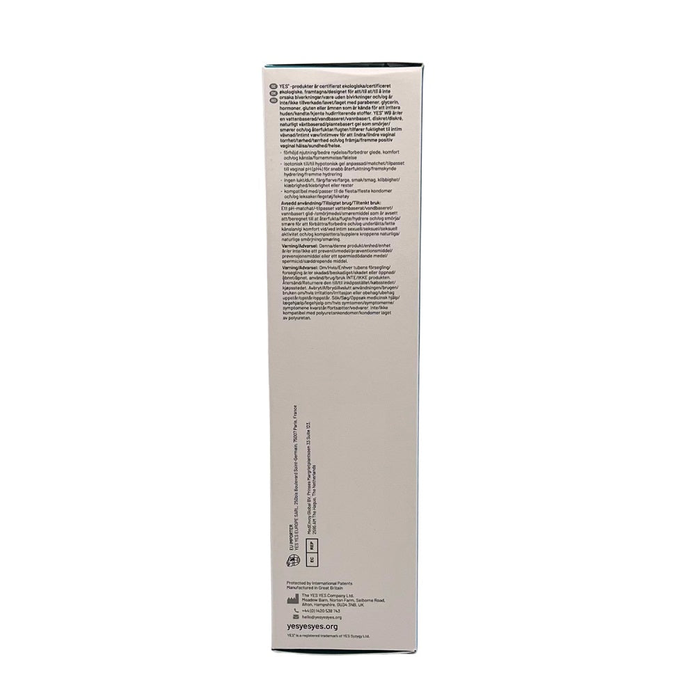 Yes Organic Water-Based Personal Lubricant (150ml) – Hypoallergenic Personal Lubricant > Lube > Water Based