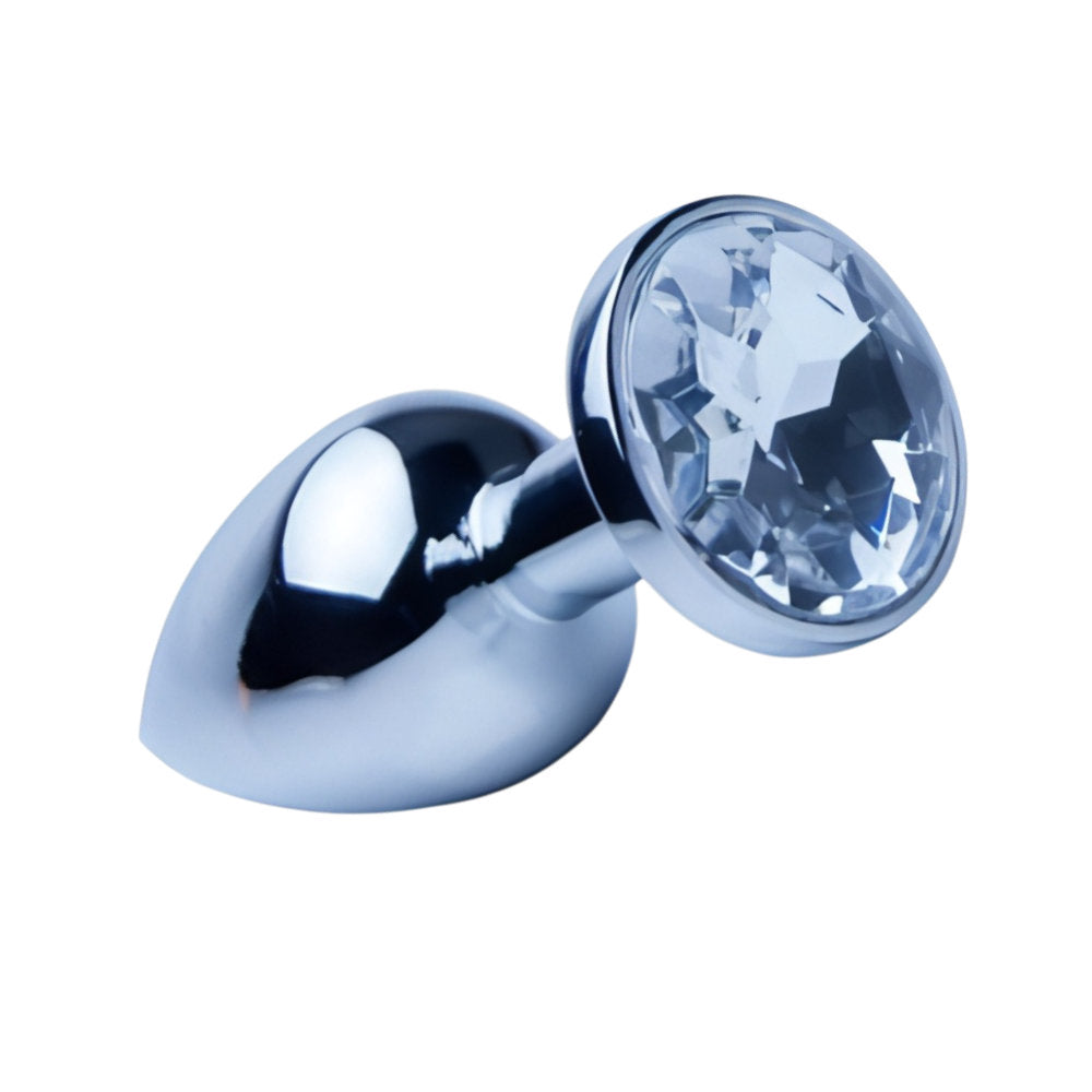 Precious Metals Silver (Large) – Luxury Butt Plug > Anal Range > Butt Plugs