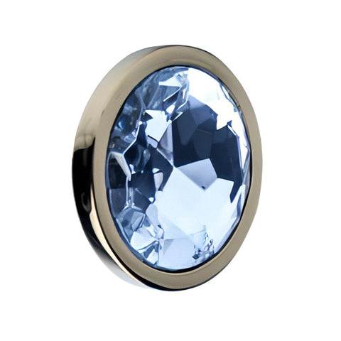 Precious Metals Gold (Gold) Large Jewelled Butt Plug – Luxury Butt Plug > Anal Range > Jewel Butt Plugs